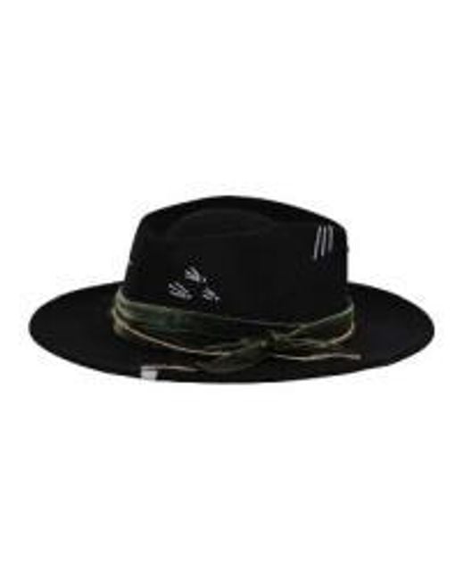 Men's Black Wool Hat