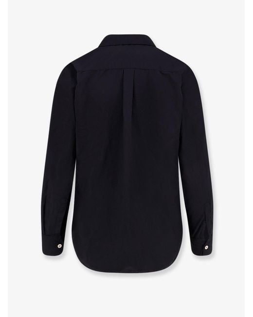 COMME DES GARÇONS PLAY Blue Ruffles Shirt
