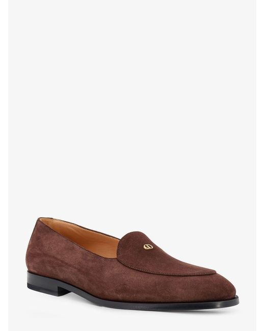Dior Brown Dior Antibes Suede Loafers for men