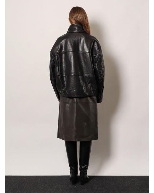 Soeur Black Gamma Leather Jacket