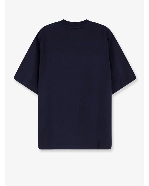 Hevò Blue Mulino Cotton T-Shirt for men