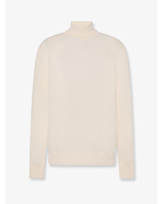 The Row White Cashmere Knitwear