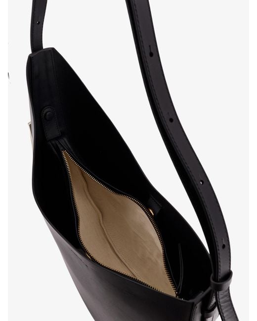 Soeur Black Winona Leather Shoulder Bag