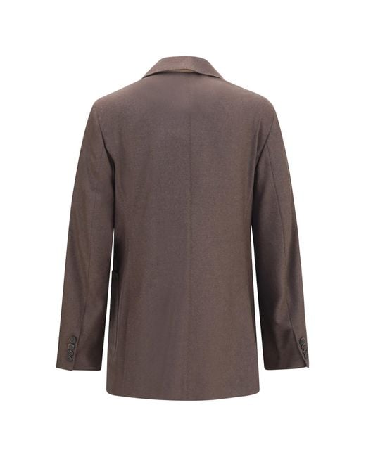 Max Mara Brown Cloruro Double-Breasted Blazer