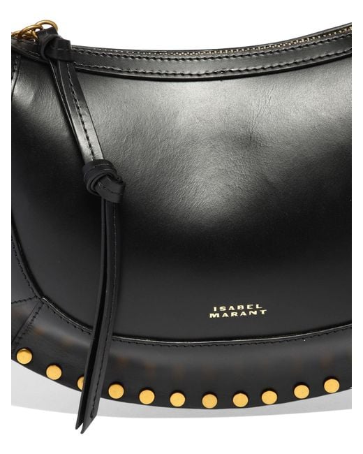Isabel Marant Black "Oskan Moon" Shoulder Bag