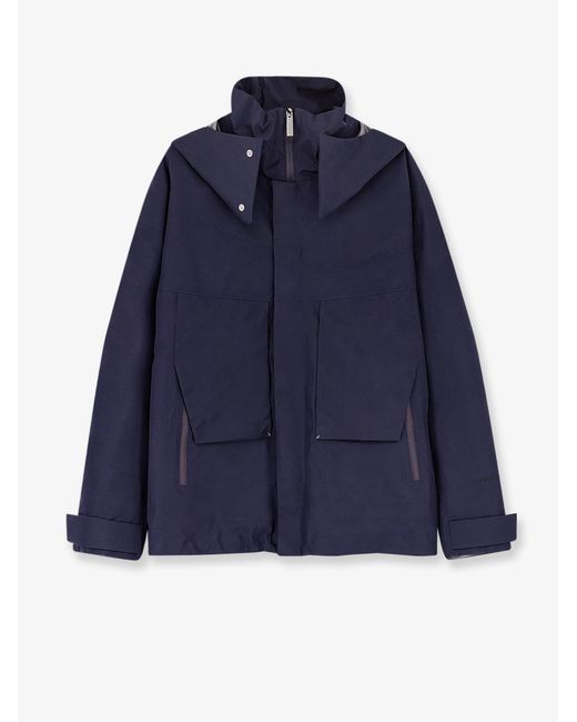 Laminar Blue Waterproof Jacket With Padding for men