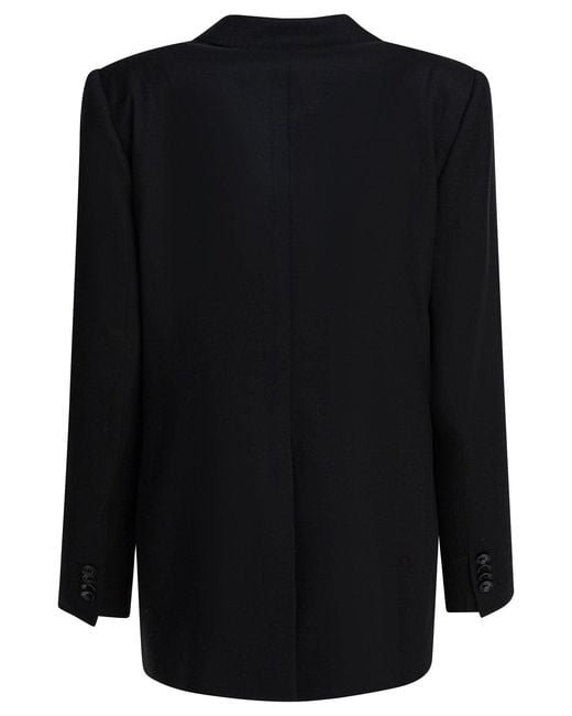 Tagliatore Black Cupro Jacket