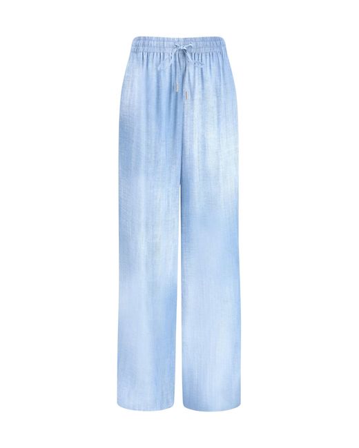 Ermanno Scervino Blue Trousers Viscose
