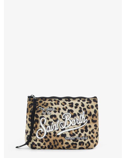 Mc2 Saint Barth Gray Aline Scuba Clutch Print for men