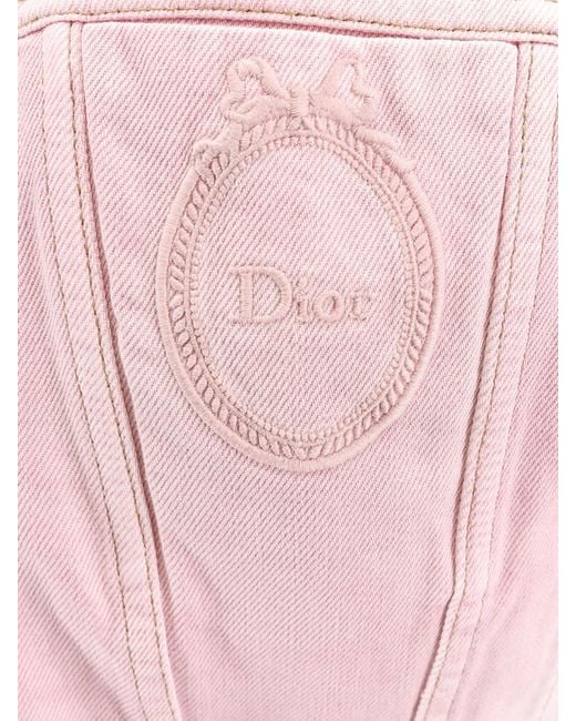 Dior Pink Dior Dior Medaillon Denim Jacket
