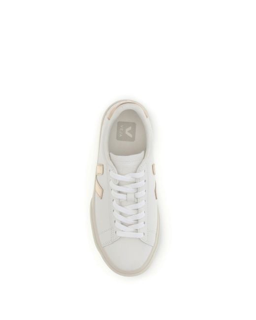 Veja White Campo Sneakers Extra- Platine