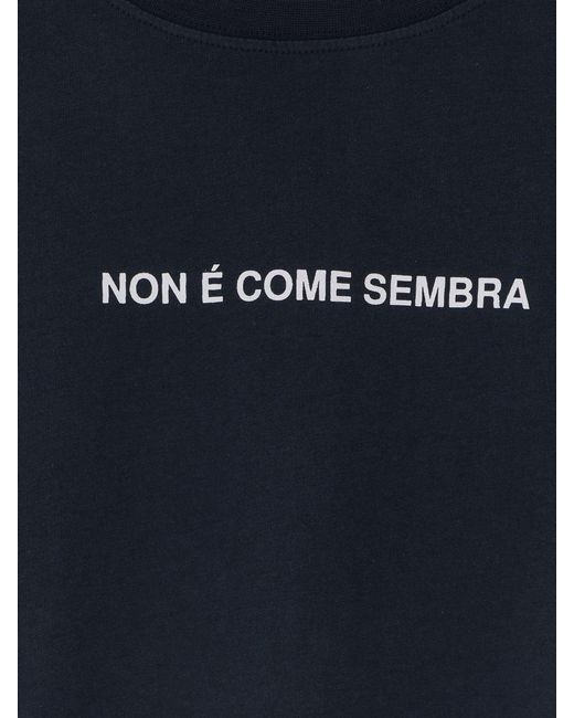 Aspesi Blue Cotton T-Shirt for men