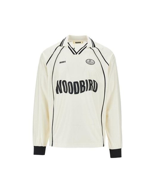 Woodbird White 'Wbtaka' Sports Polo Shirt for men