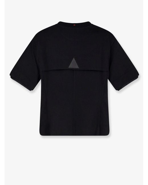 Moncler Black Cotton T-Shirt