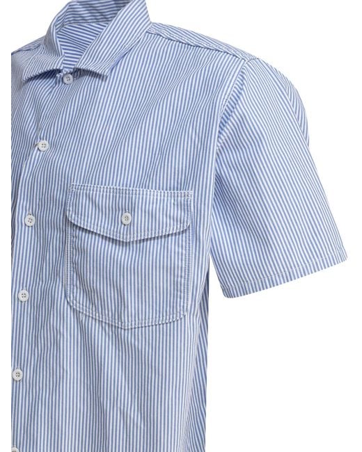 Beams Plus Work Shirts Blue for men