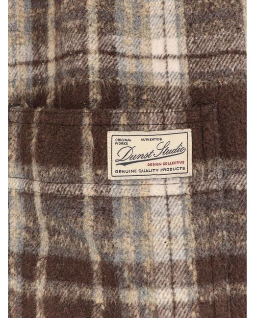 DUNST Brown Jacket Madras Flannel