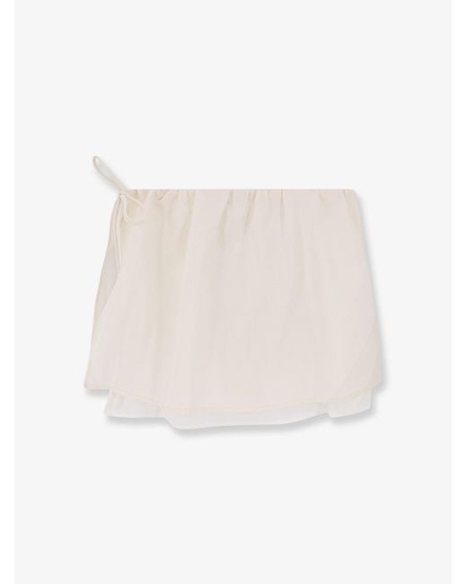 DUNST Natural Layered Volume Mini Skirt