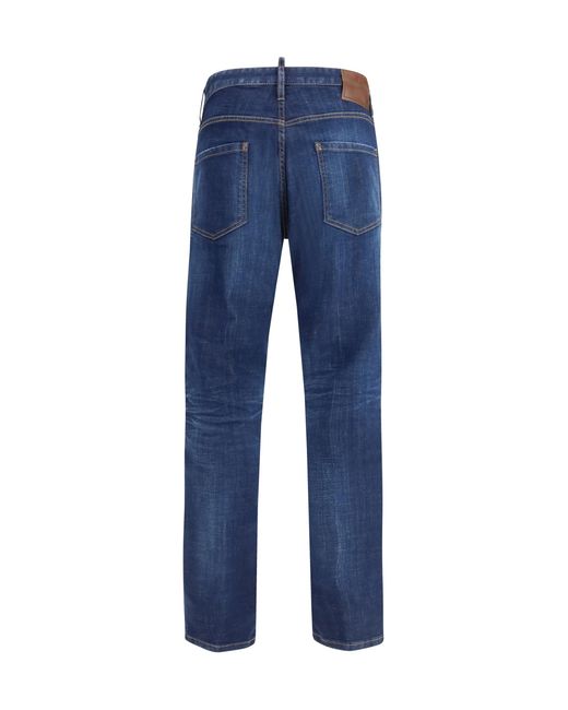 DSquared² Blue Teddy Jeans for men