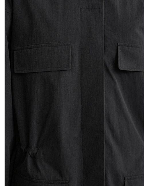 Totême Black Cotton Utility Jacket