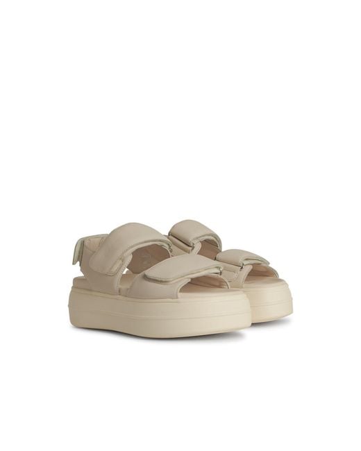 Hogan White H680 Ivory Leather Sneakers