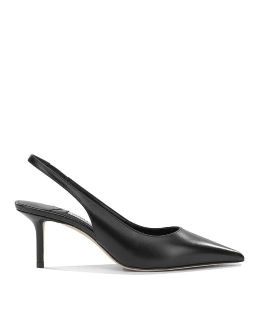 Jimmy Choo Black "Love 65Mm" Slinkgback