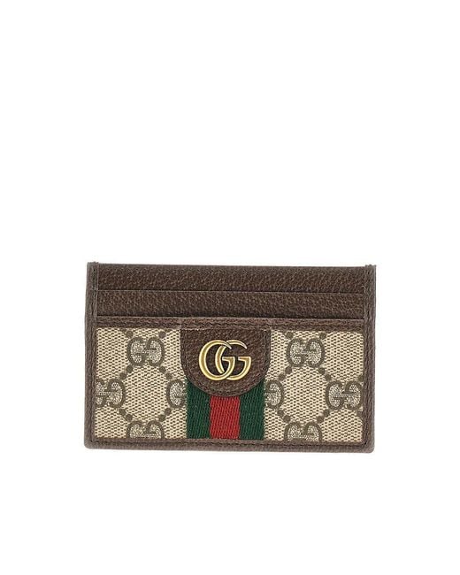 Gucci Metallic 'Ophidia' Cardholder for men