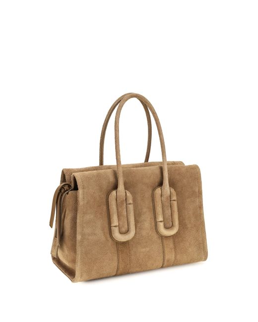 Marc Jacobs Natural Babe City Tote Suede Handbag Hazelnut