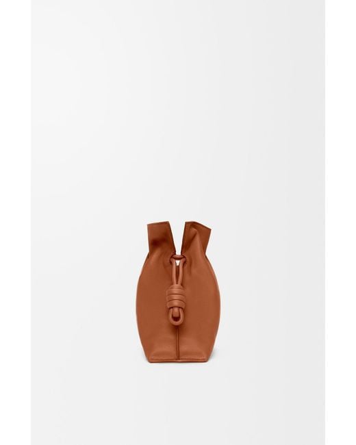 Loewe Brown "Flamenco" Medium Clutch