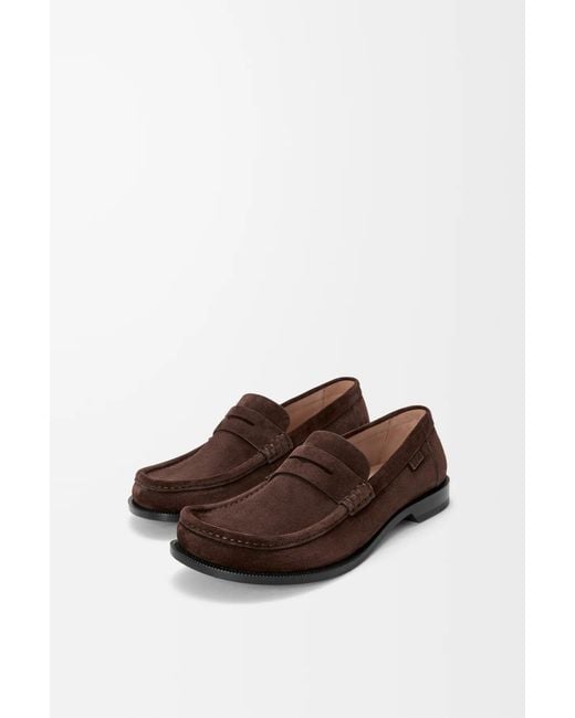 Loewe White "Campo" Loafers for men