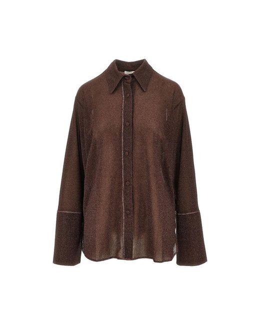 Oseree Brown 'Lumière' Shirt