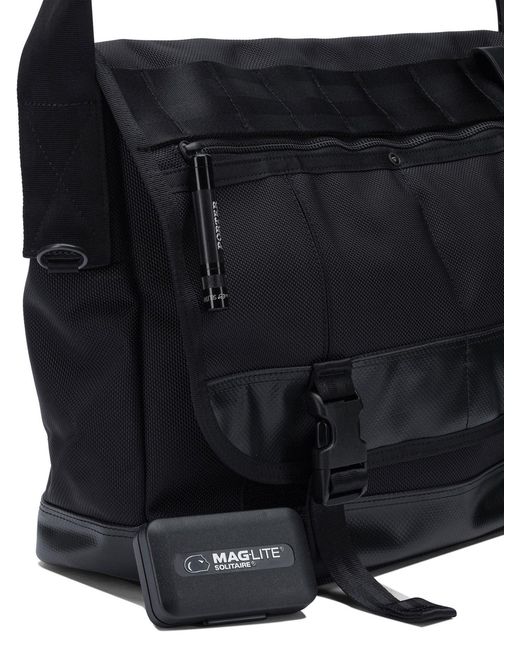 PORTER-YOSHIDA & CO Black "Heat" Medium Crossbody Bag for men