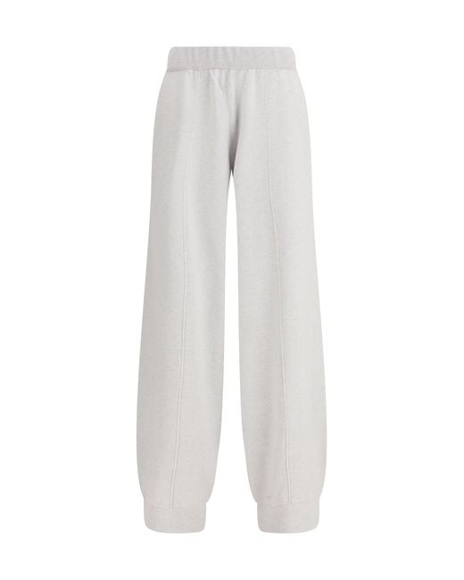 Fabiana Filippi White Trousers With Jewel Detail