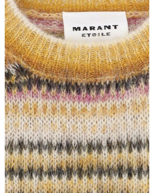 Isabel Marant Multicolor Marant Etoile Mohair Blend Sweater