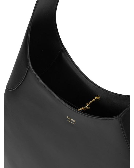 Khaite Black "Joan Hobo" Large Shoulder Bag