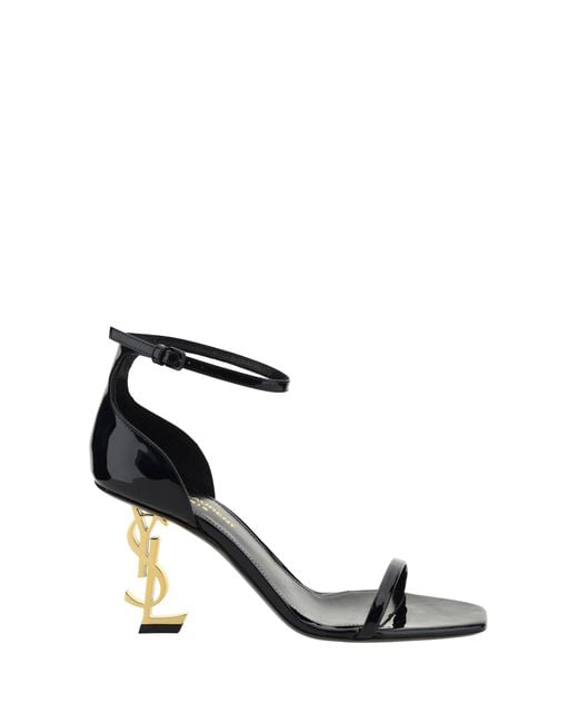 Saint Laurent White Opyum Sandals