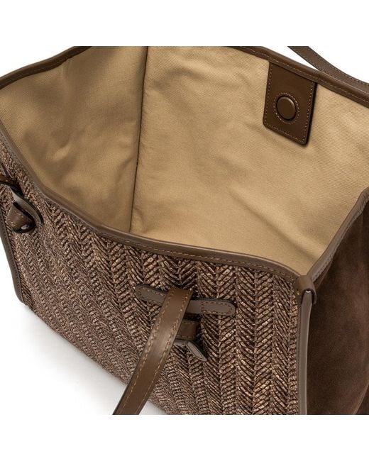 Gianni Chiarini Brown "Dua" Shoulder Bag