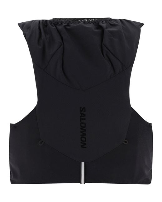 Salomon Black "Adv Skin 5" Sports Vest for men
