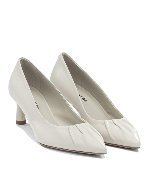 Halmanera White Heeled Shoes