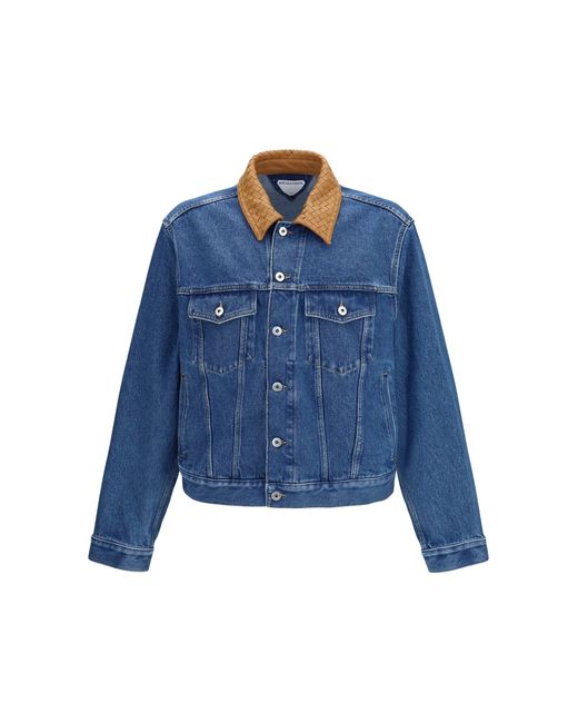 Men's Blue Intreccio Denim Jacket