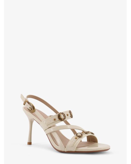 Pinko Natural Vanda Leather Sandals