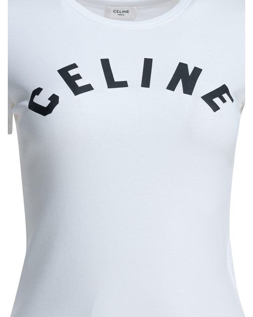 Céline White T-Shirts