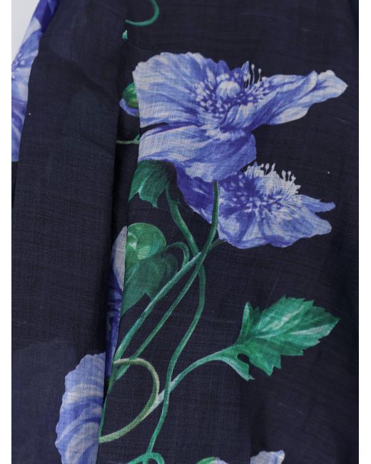 Lavi Blue Shirt Cactus Ramie