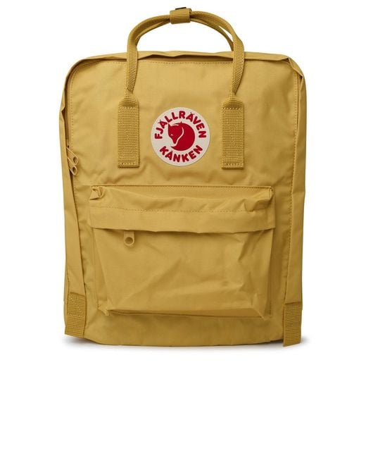 Fjallraven Yellow Kanken Vinylon Backpack