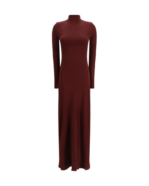 Alaïa Purple Alaã¯A Draped Dress