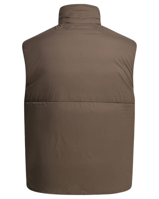 Canada Goose Brown "Lodge Label" Sleeveless Jacket