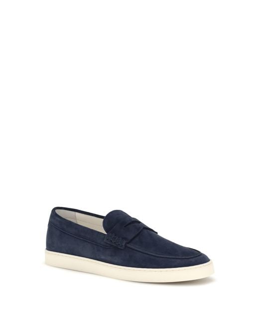 Brunello Cucinelli Blue Loafers for men