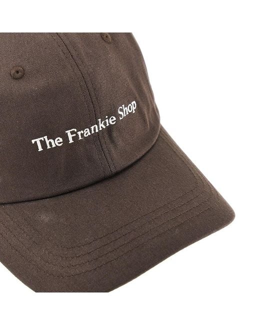 Frankie Shop Brown 'Frankie' Baseball Cap