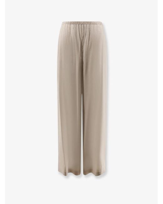 Max Mara Natural Mxpdestino Linen And Viscose Trousers