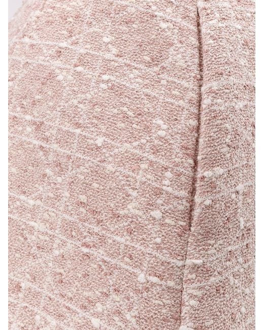 Dior Pink Cotton Blend Skirt