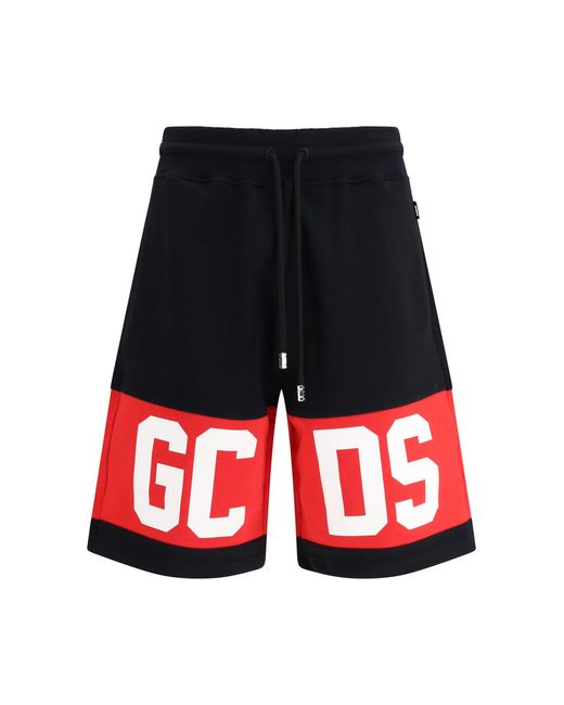 Gcds Red Sweat Shorts for men